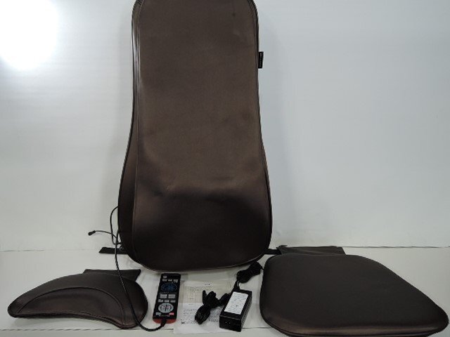 家庭用電気マッサージ器 DOCTORAIR ドクターエア 3Dマッサージシート プレミアム MS-002 ブラウン 説明書欠品 動作確認済/中古品拍卖