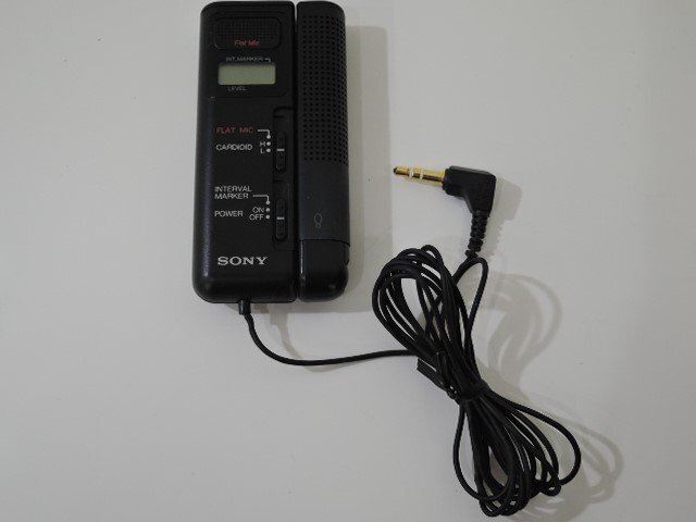 SONY ソニー エレクトレット コンデンサー マイクロホン ECM-ZF80 通電確認済 動作未確認/ジャンク品拍卖