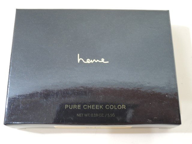 台湾コスメ heme ヒーミー PURE CHEEK COLOR ピュアチークカラー 09ダークチェスナット 5.5g 経年保管品/未開封品拍卖