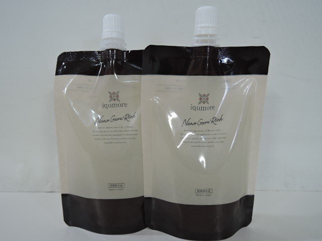 医薬部外品 iqumore イクモア 薬用 スカルプ 育毛剤 Nano Grow Rich ナノグロウリッチ 130ml 2袋セット/未開封品拍卖