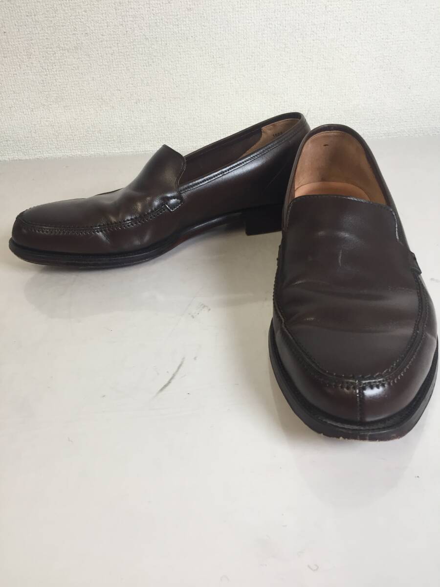PO17 Crockett&Jones クロケットアンドジョーンズ 1085 BEAMSF 別注 GAVIN ローファー シューズ 6 英国製拍卖