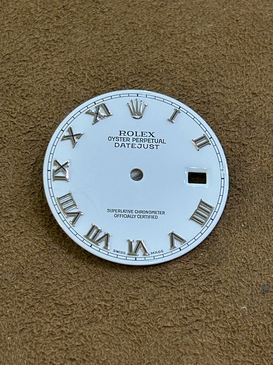 純正!本物!ロレックス デイトジャスト男性用 型番16234用 ホワイトビックローマダイアル!拍卖