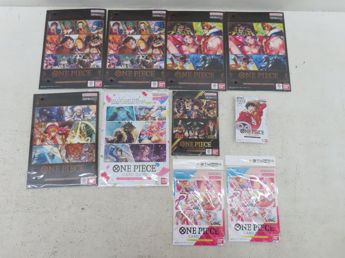 未使用●ONE PIECE CARD GAME ワンピースカードゲーム プレミアムコレクション10点セット●2203M拍卖