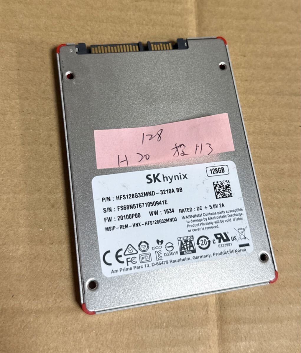 使用時間20H/SK hynix 128GB HFS128G32MND-3210A 拍卖