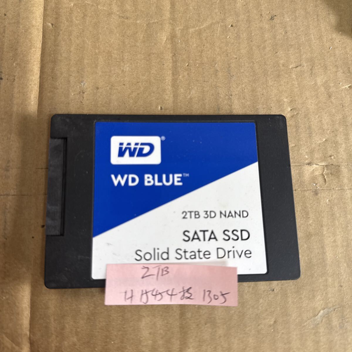 使用時間15454H/WD BLUE SSD SATA 2.5inch 2000GB(2TB) 中古品WDS200T2B0A-00SM50 拍卖
