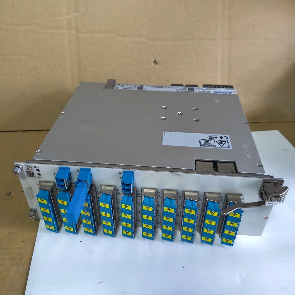 (A-101) 1063804391-01用ADVA /FD-40D24L-TD増幅フィルターモジュール現状品 拍卖