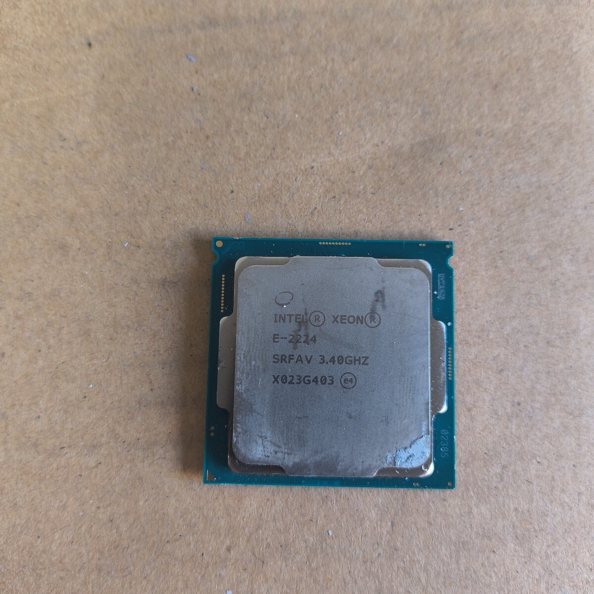 (050)INTEL CPU Xeon E-2224拍卖