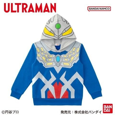 即決 ウルトラマンゼロ キッズ裏起毛なりきりパーカー【120】新品タグ付き スウェット拍卖