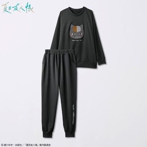 即決 夏目友人帳 レディースルームウェア【M】新品タグ付き 黒ニャンコ ニャンコ先生 セットアップ拍卖
