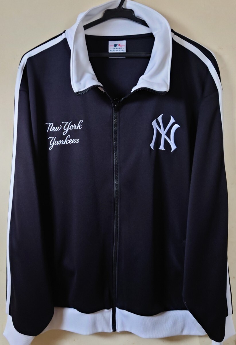 即決 MLB ニューヨーク・ヤンキース レディース ジャージジャケット【LL】新品タグ付き トラックジャケット 2L拍卖