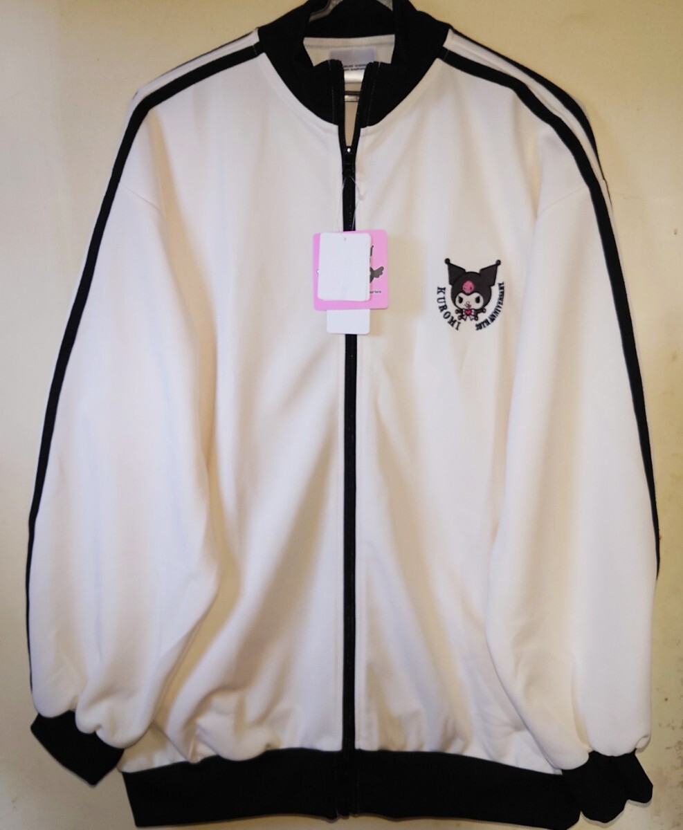 即決 クロミ レディーストラックトップ【4L】新品タグ付き サンリオキャラクターズ KUROMI ジャージ拍卖