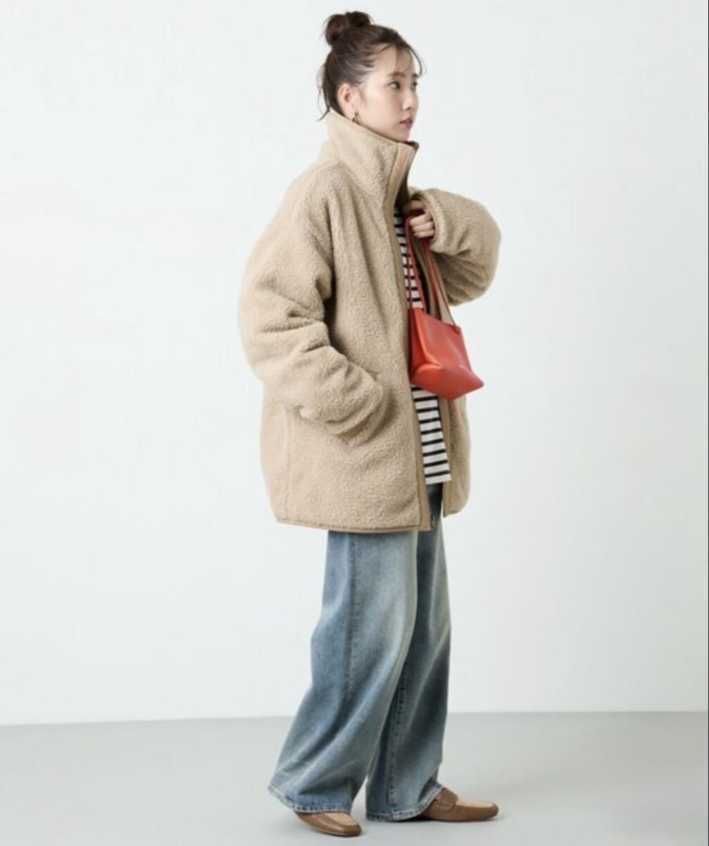 FREAK'S STORE 限定展開 スタンドカラー リバーシブル ボア ブルゾン拍卖