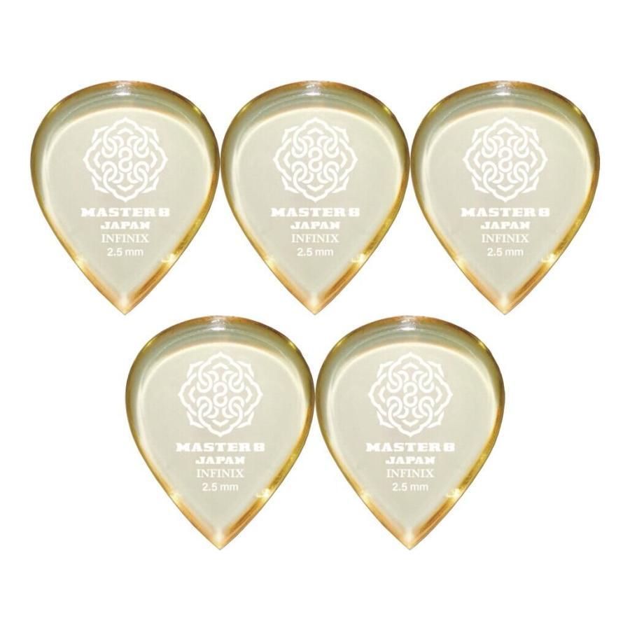 MASTER8 IFM-TD250/5枚セット / INFINIX MEGA SLICE TEARDROP 2.5mm ギター ピック拍卖