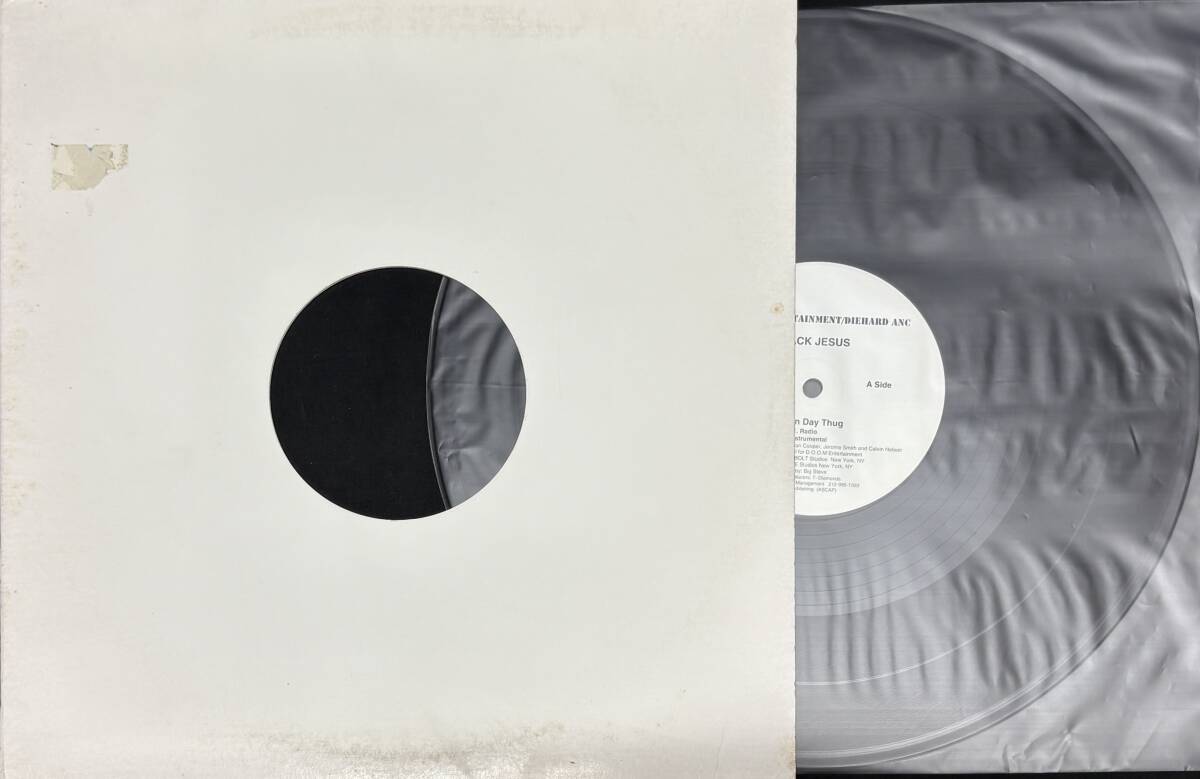 【ジャンク US盤 12"レコード】Black Jesus / Modern Day Thug D.O.O.M. Entertainment ANC 003 1105*a ヒップホップ HIPHOP拍卖