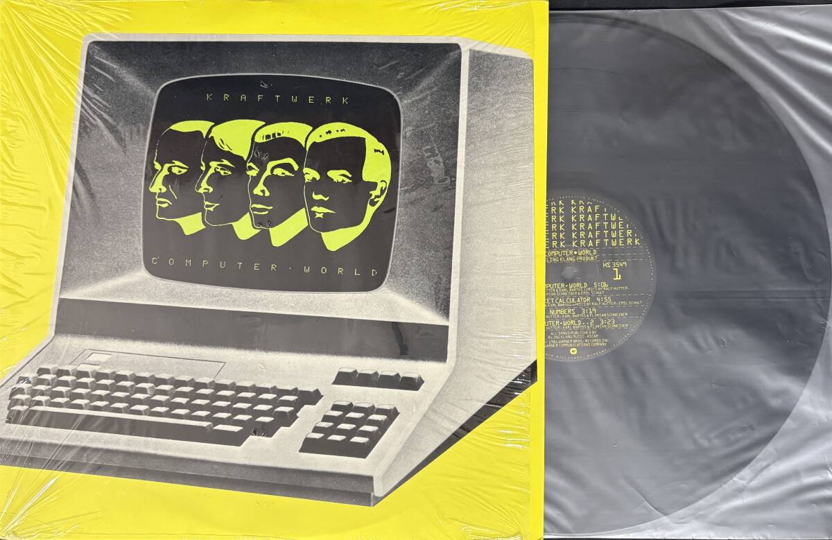 【シュリンク付 カナダ盤 LP】Kraftwerk / Computer World Warner Bros. XHS 3549 1107*a クラフトワーク拍卖