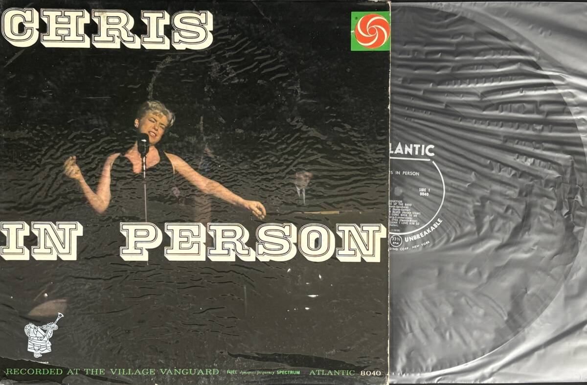 【US盤 LP】Chris Connor / Chris In Person Atlantic-8040 1104*a ジャズ クリス・コナー拍卖