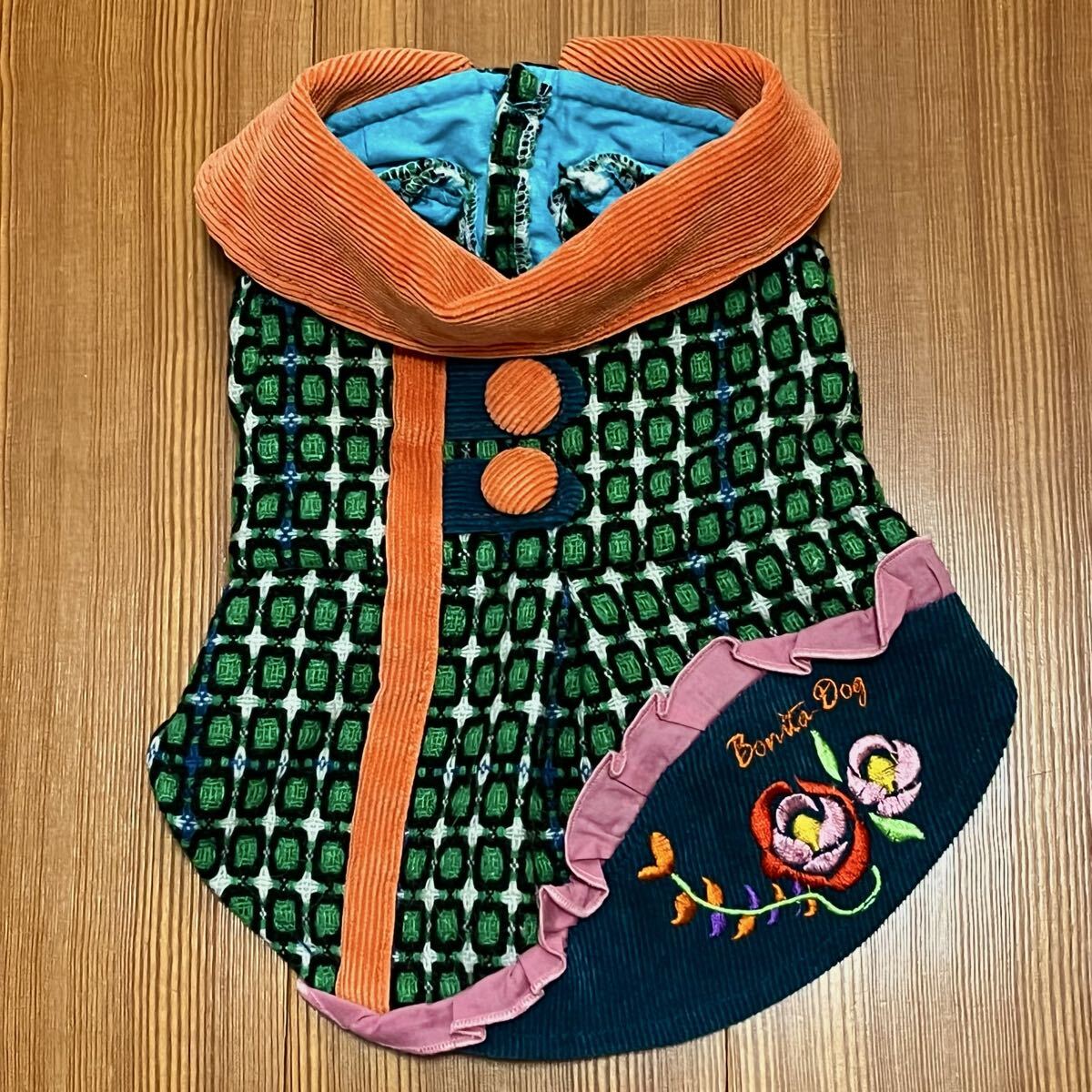 ボニータドッグ 犬服 ワンピース コート XSサイズ 小型犬用拍卖