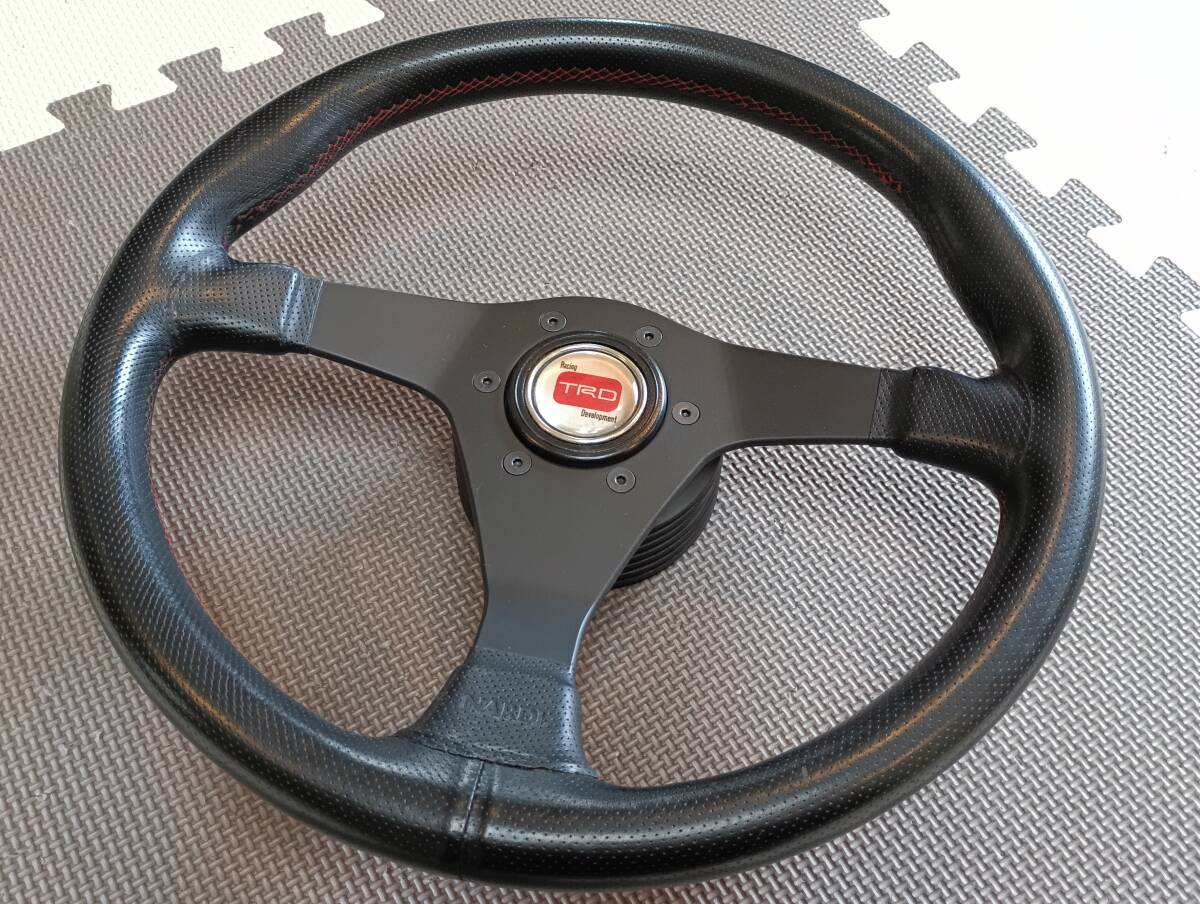 貴重な廃盤品!NARDI「GARA3 SPORTS TYPE B」/ナルディー「ガラ3スポーツタイプB」/35Φ/TRDホーンボタン付き♪1円売り切り!送料無料!!拍卖