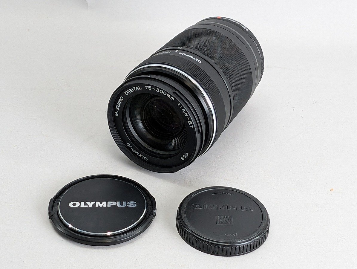 OLYMPUS オリンパス M.ZUIKO DIGITAL 75-300mm 1:4.8-6.7 II ED MSC 一眼レフカメラレンズ[329297拍卖