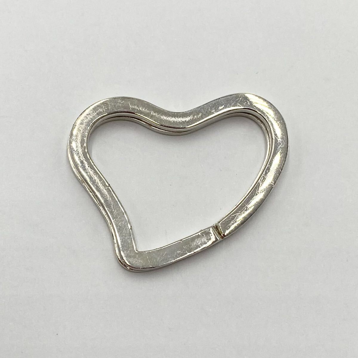 Tiffany & Co./ティファニー エルサ・ペレッティ オープン ハート キーリング シルバー Ag925 S-8339拍卖