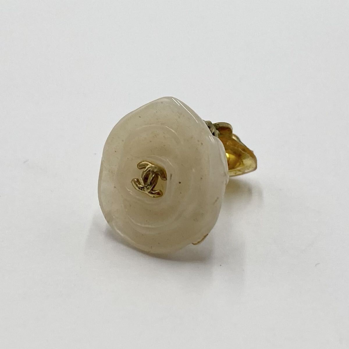 CHANEL/シャネル カメリア ココマーク イヤリング 片耳 アクセサリー S-8124拍卖