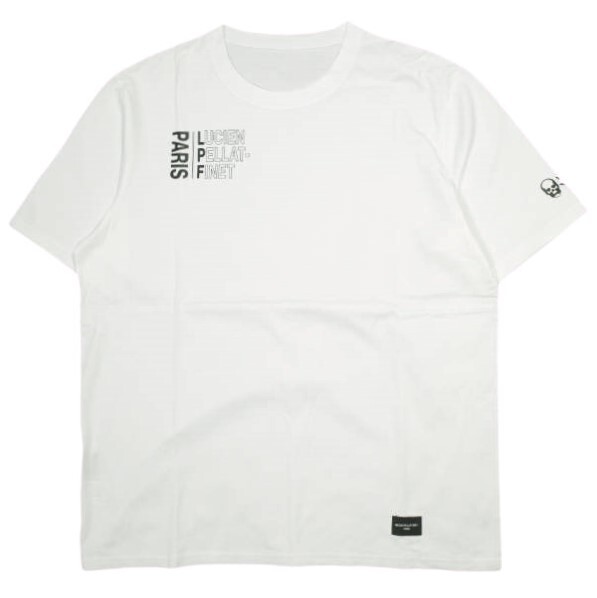 Lucien Pellat-Finet ルシアンペラフィネ 日本製 スカルプリントTシャツ LPFT-021SP L WHITE 半袖 ロゴ マリファナ トップス g24013拍卖
