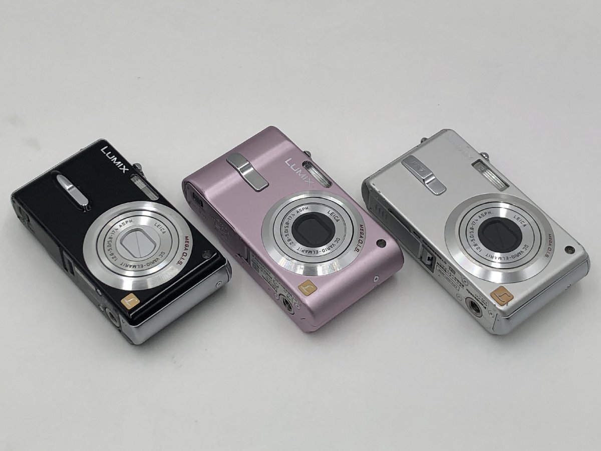 ♪▲【Panasonic パナソニック】コンパクトデジタルカメラ 3点セット DMC-FX9/FX7/FS1 まとめ売り 1126 8拍卖