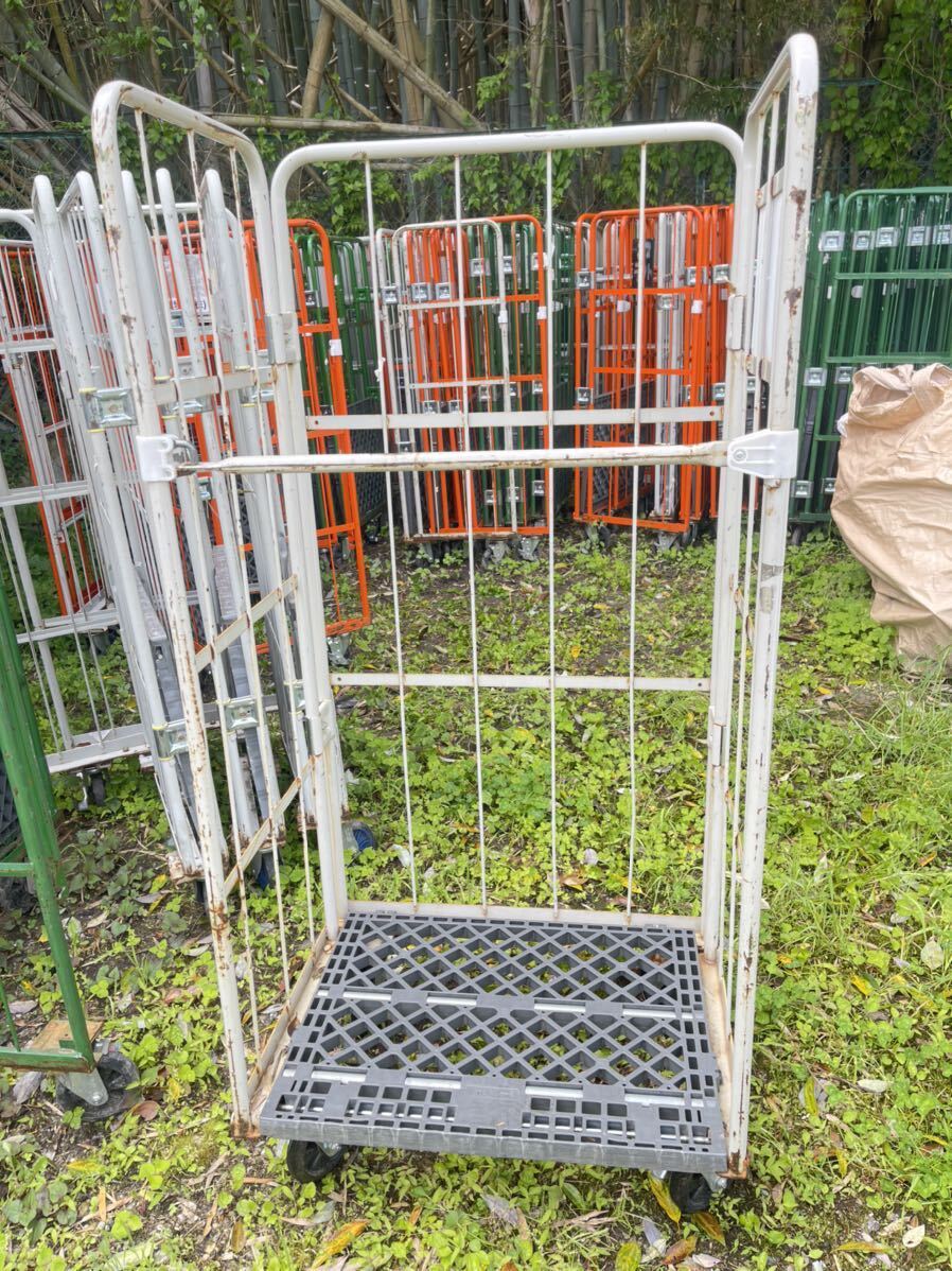 中古かご台車 ロールボックス 20台セット 80x60x1700 大量在庫拍卖