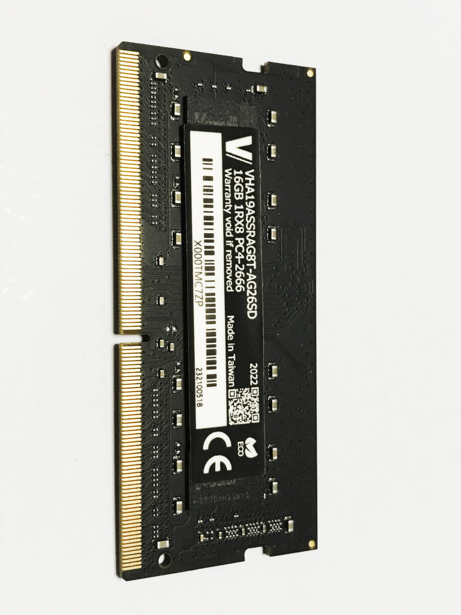 16GB 1Rx8 PC4-2666V ノートパソコン用メモリ★ 動作確認済 ★ VHA19ASSRAG8T-AG26SD拍卖