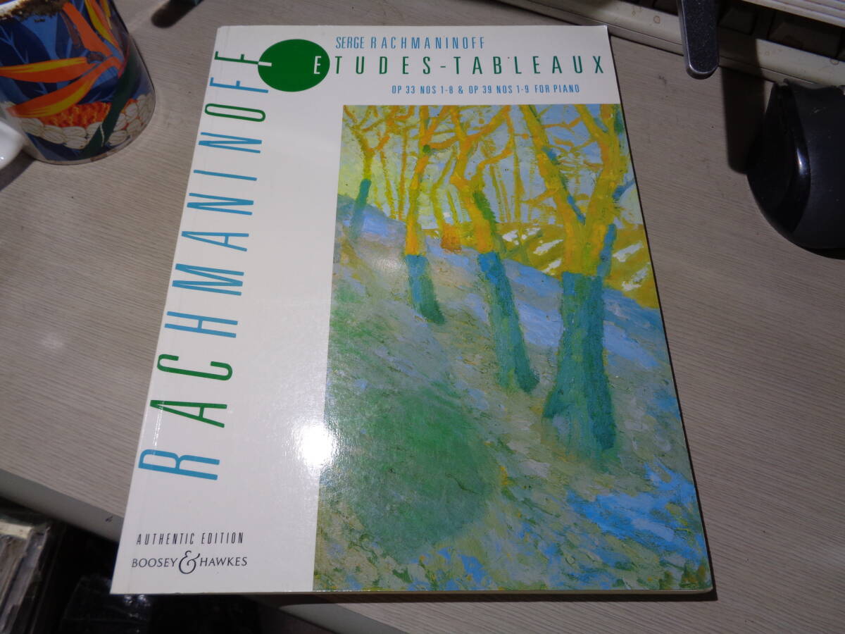 SERGE RACHMANINOFF:ETUDES-TABLEAUX OP 33 NOS 1-8 & OP 39 NOS 1-9 FOR PIANO(BOOSEY & HAWKES:GYM0194 SCORE/ピアノ曲,楽譜,スコア拍卖