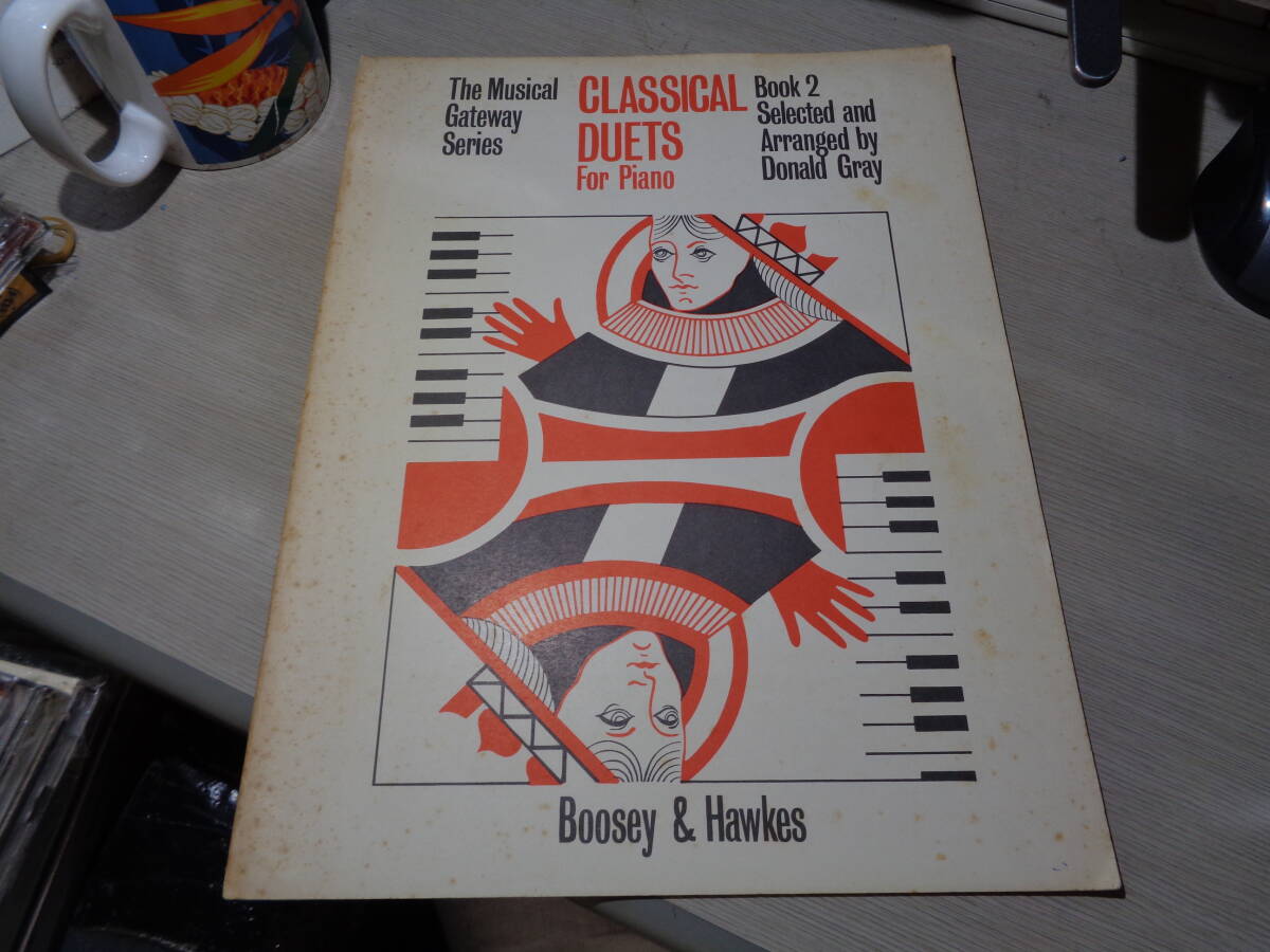 DONALD GRAY ARRANGED/CLASSICAL DUETS BOOK 2 FOR PIANO(BOOSEY & HAWKES H. 14497 PIANO SCORE/ピアノ曲,楽譜,スコア拍卖
