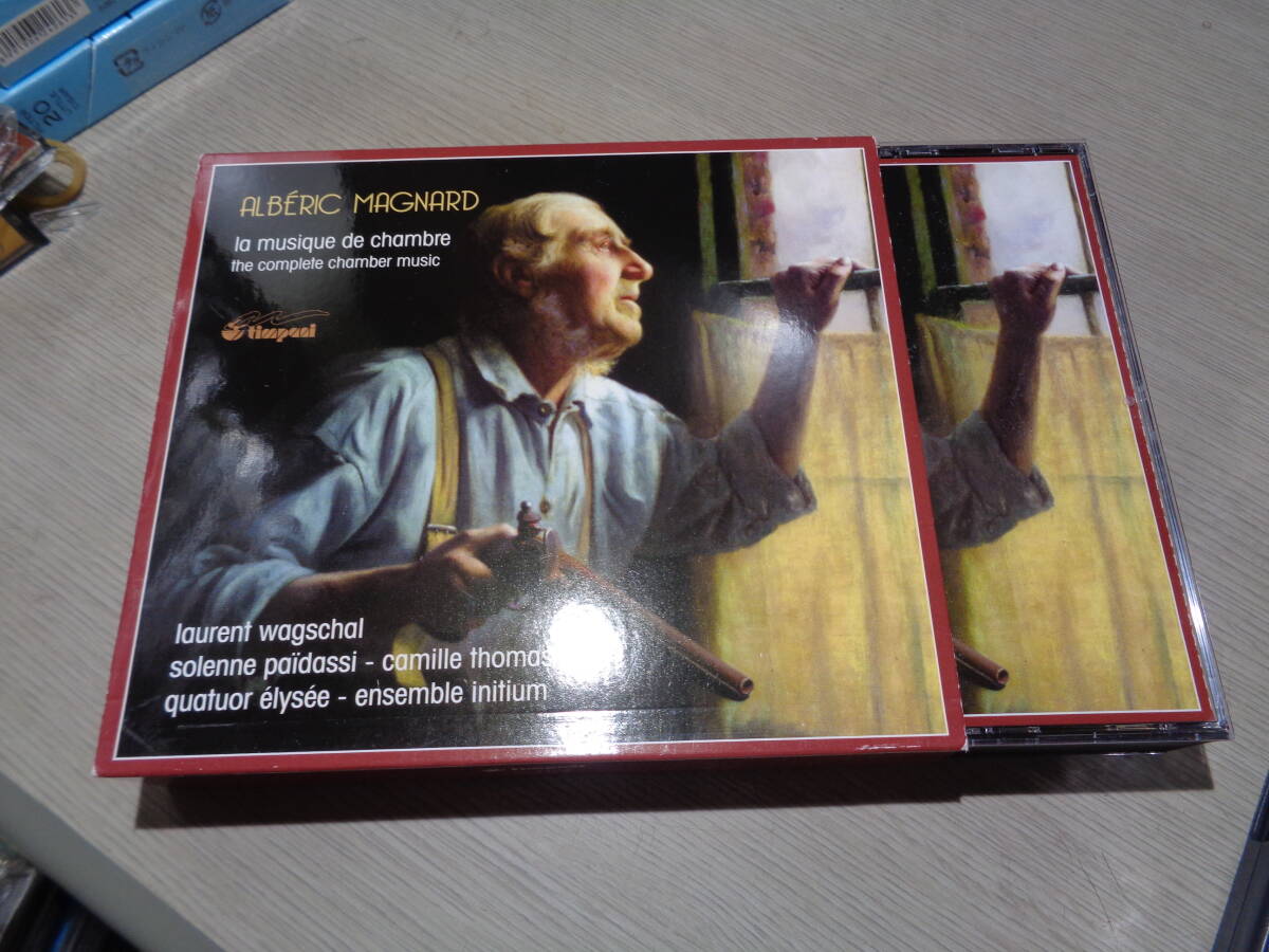 LAURENT WAGSCHAI,SOLENNE PAIDASSI,CAMILLE THOMASQUATUOR ELYSEE,ENSEMBLE INITIUM/MAGNARD:LA MUSIQUE DE CHAMBRE(TIMPANI:4C4228 4CDs拍卖