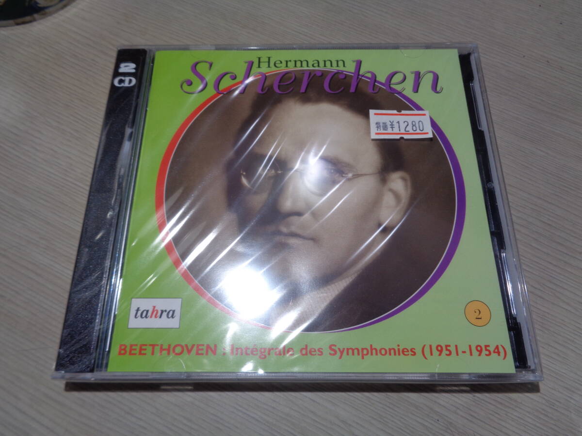 未開封/ヘルマン・シェルヘン,HERMANN SCHERCHEN CONDUCTS BEETHOVEN:INTEGRALE DES SYMPHONIES(1951-1954)(TAHRA:TAH 675-676 NEW! 2CDs拍卖