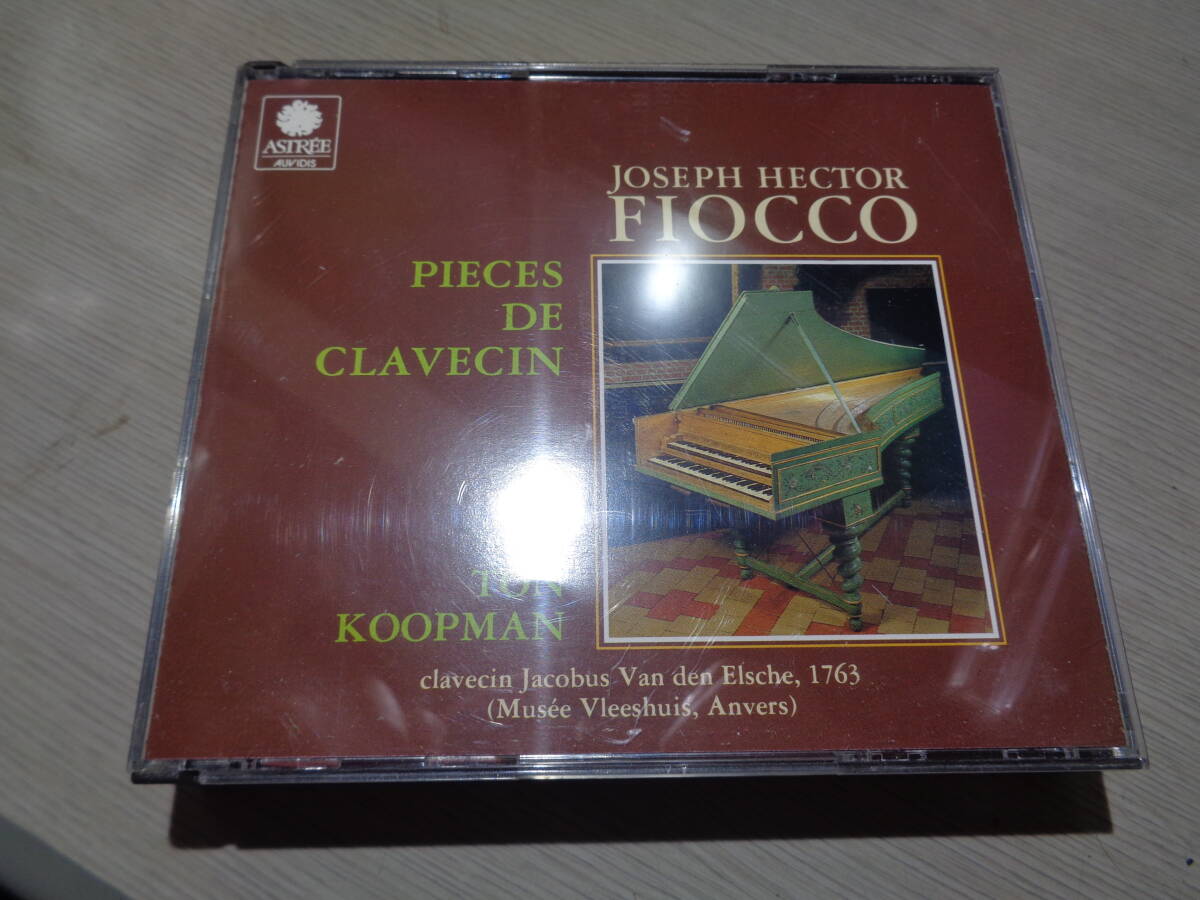トン・コープマン,TON KOOPMAN/JOSEPH HECTOR FIOCCO:PIECES DE CLAVECIN(ASTREE:E 7731 AUDIOPHILE 2CDs拍卖