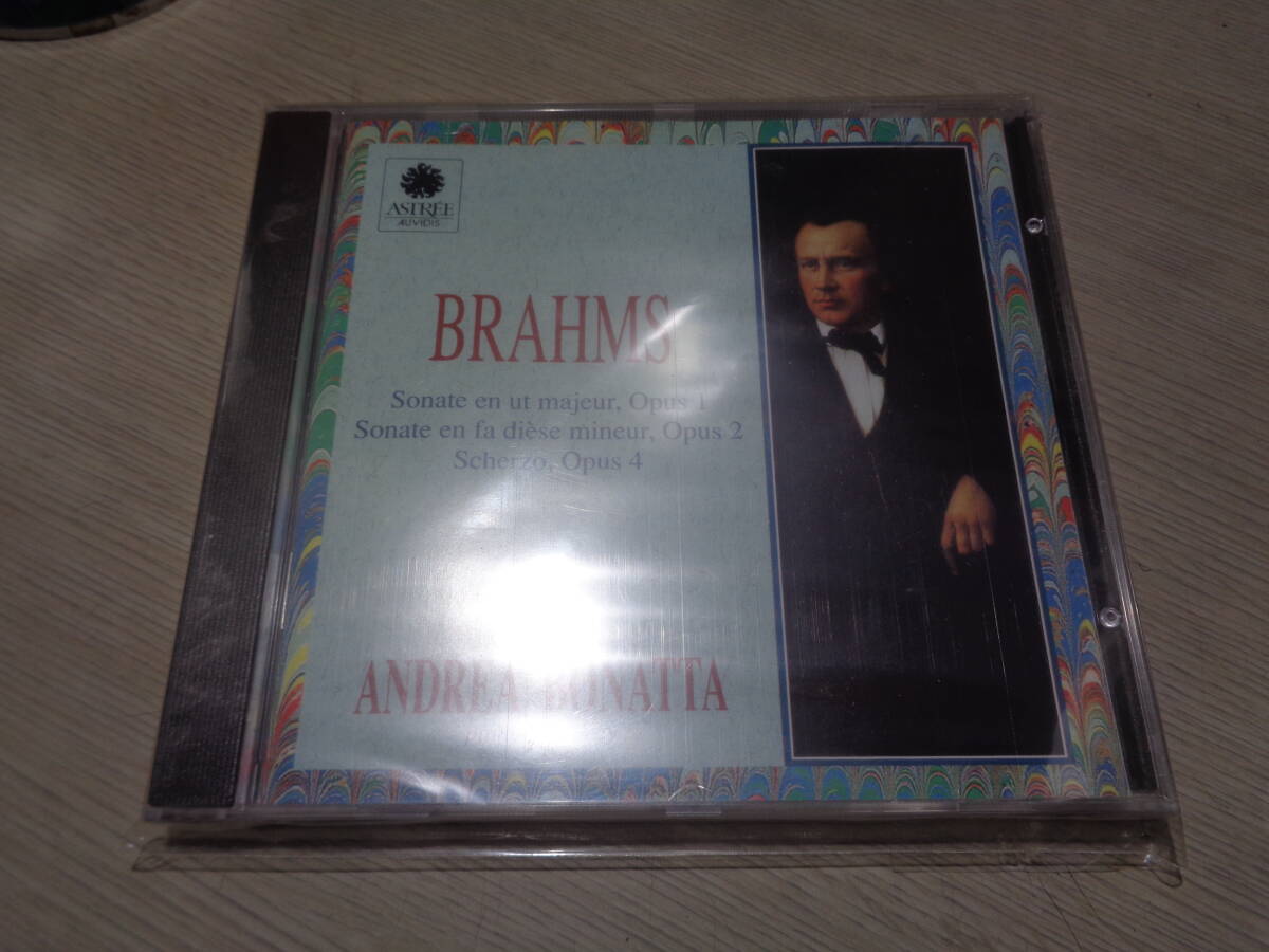 未開封/アンドレア・ボナッタ,ANDREA BONATTA/BRAHMS:SONATE OPUS 1 & 2,SCHERZO OPUS 4(ASTREE:E 8751(E8751) STILL-SEALED CD拍卖