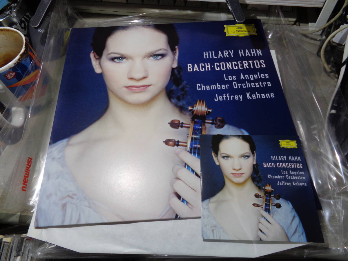ヒラリー・ハーン,HILARY HAHN,JEFFREY KAHANE/BACH:CONCERTOS(DG:483 5219 180g AUDIOPHILE UNPLAYED LP + BONUS CD(MINT DISC)拍卖
