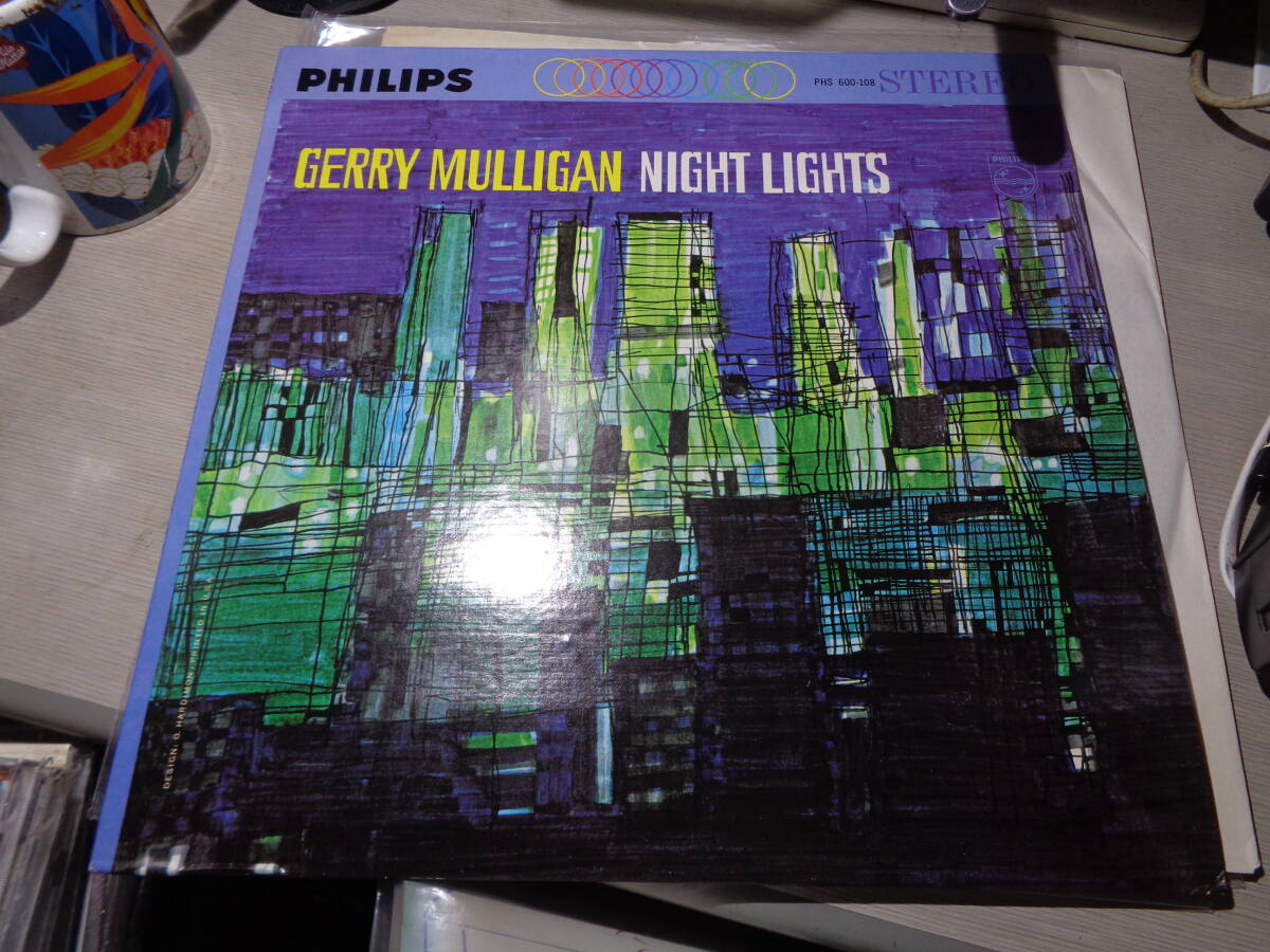 ジェリー・マリガン,GERRY MULLIGAN/NIGHT LIGHTS(PHILIPS:PHS 600-108 STEREO NNM LP/PR3-1-1,PR3-1-1,MASTERDISK G.K.,PRC STAMPER拍卖