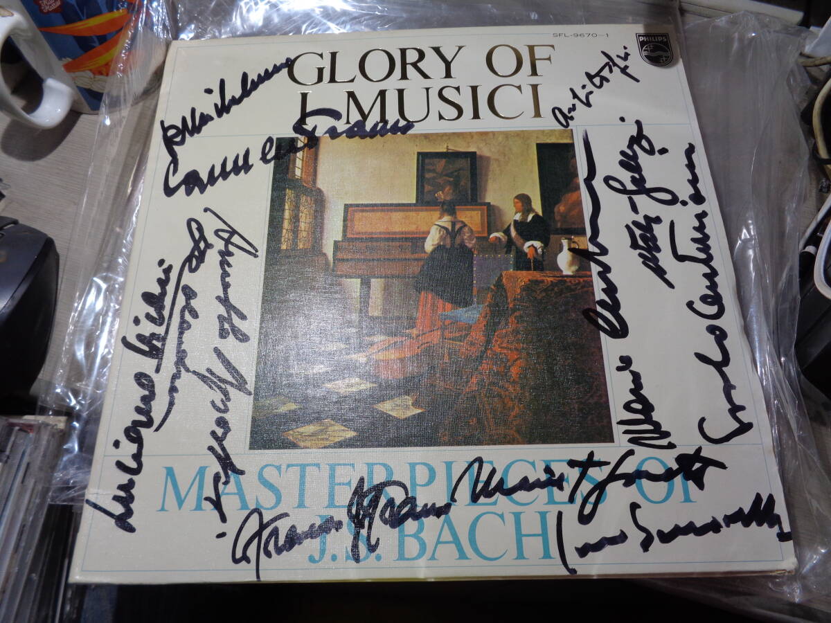 イ・ムジチ合奏団団員直筆サイン入,I MUSICI MEMBER SIGNED!!!/GLORY OF I MUSICI(JAPAN/PHILIPS:SFL-9670~1 STEREO NM 2LPs拍卖