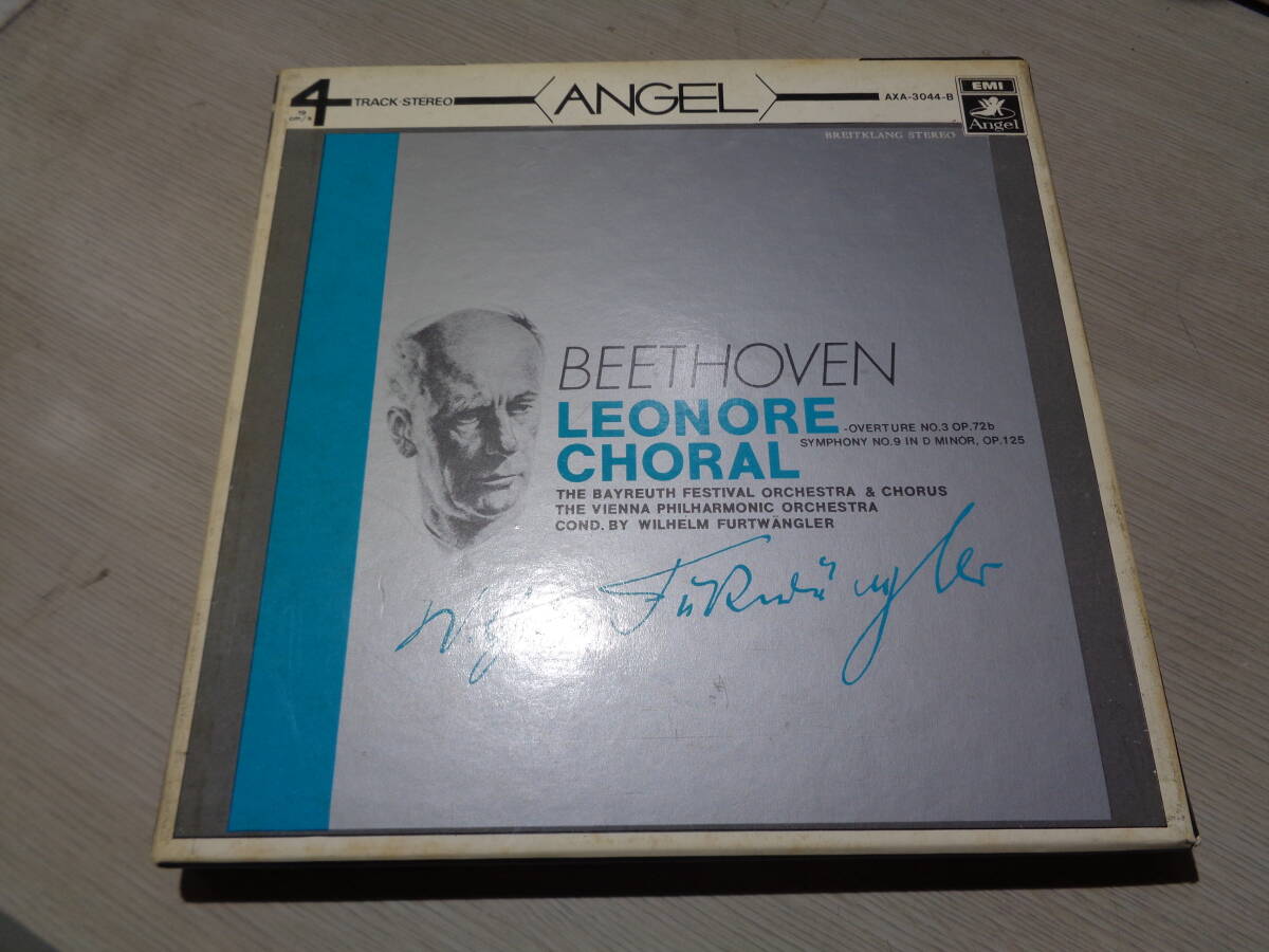 フルトヴェングラー指揮ベートーヴェン:レオノーレ序曲(VPO),合唱(バイロイト祝祭管弦楽団)(ANGEL:AXA-3044-B REEL-TO-REEL TAPE拍卖