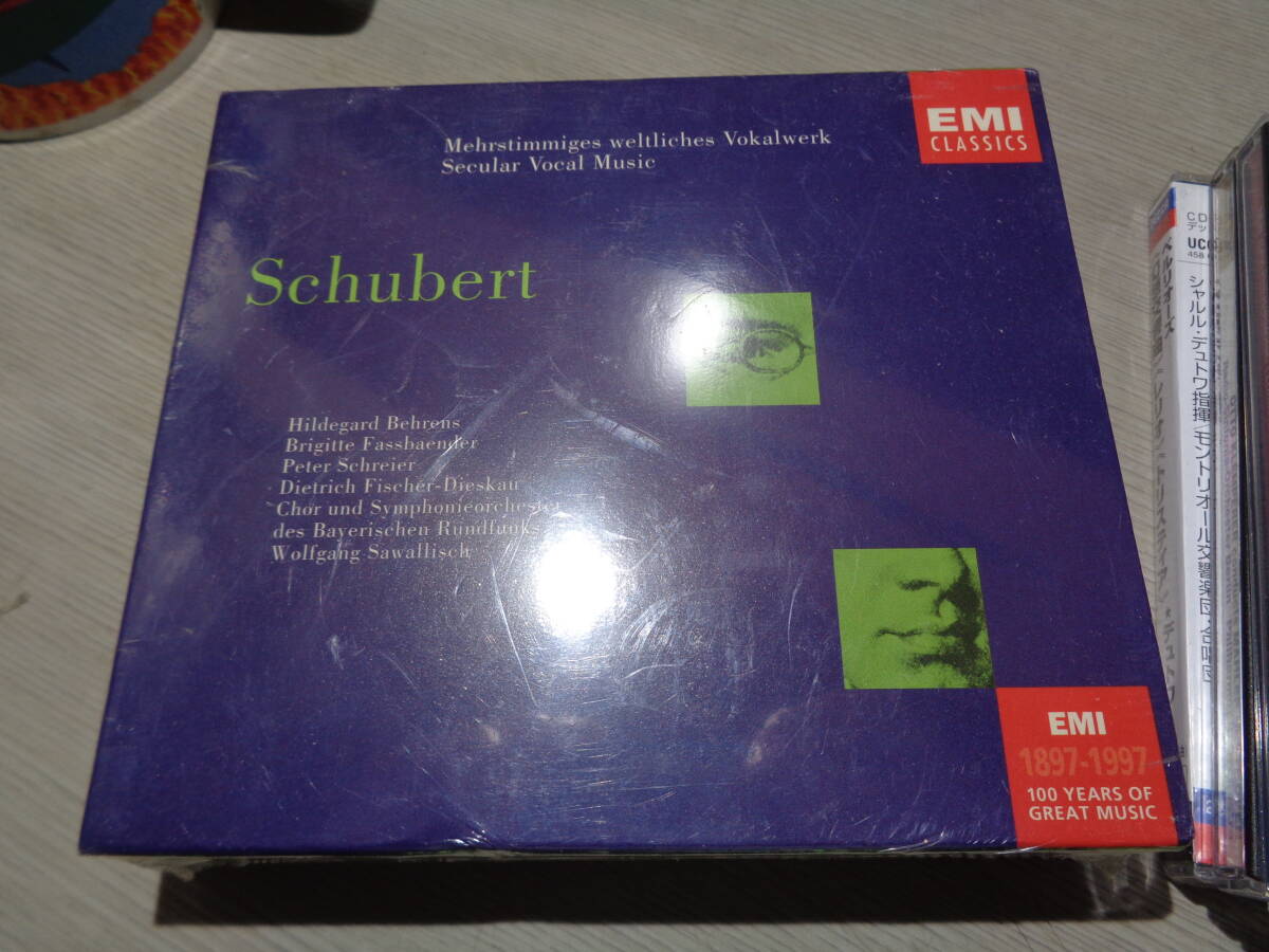未開封/サヴァリッシュ,WOLFGANG SAWALLISCH,BAYERISCHEN RUNDFUNKS/SCHUBERT:MEHRSTIMMIGES WELTLICHES VOKALWERK(EMI:5 66139 2 NEW 4CDs拍卖