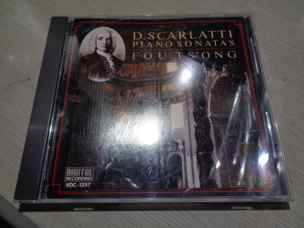 傅聰,フー・ツォン,FOU TS'ONG/SCARLATTI:PIANO SONATAS(1988 Victor:VDC-1257 OUT OF PRINT MINT CD拍卖