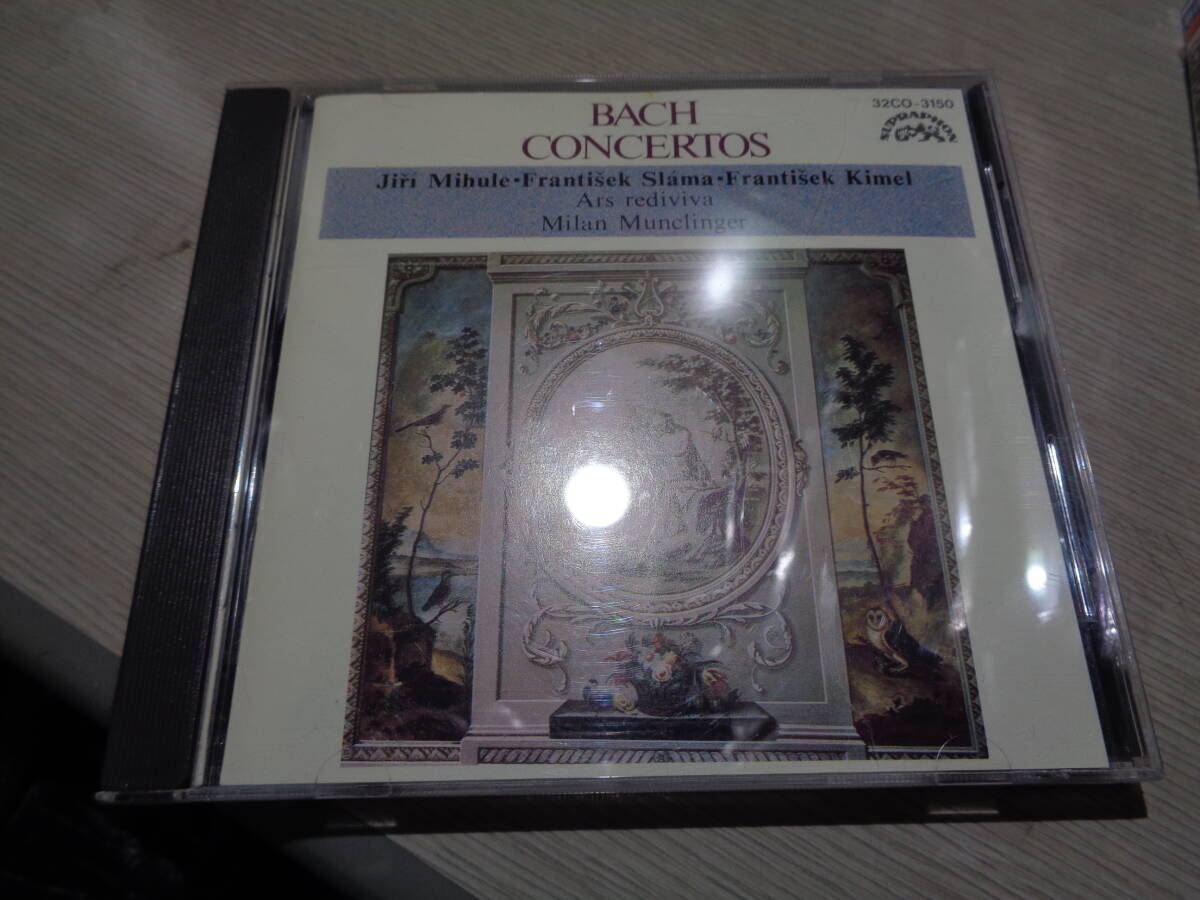 ムンツリンゲル,MILAN MUNCLINGER,ARS REDIVIVA/BACH:CONCERTOS(JAPAN/SUPRAPHON:32CO-3150 OUT OF PRINT CD拍卖