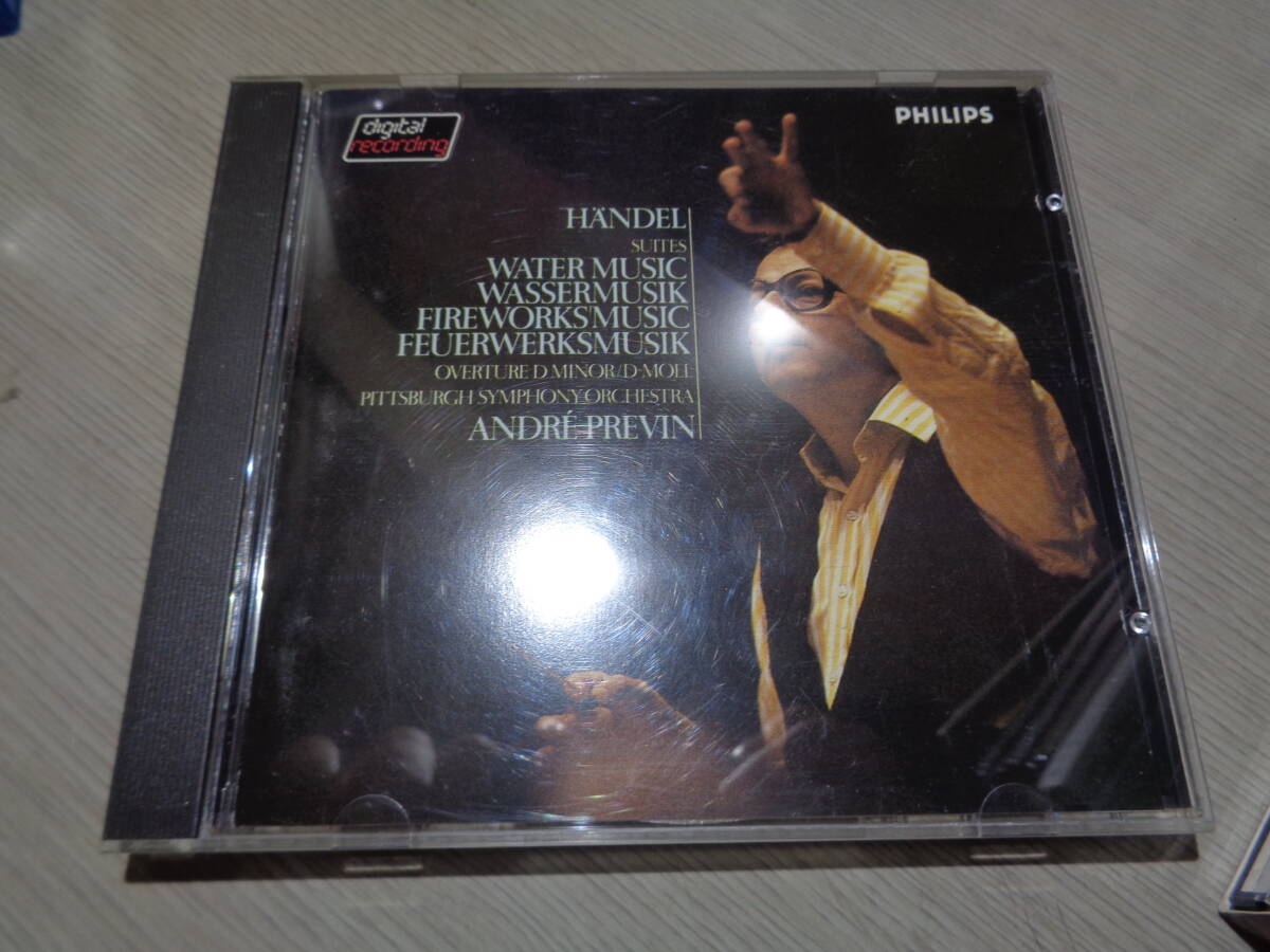 アンドレ・プレヴィン,ANDRE PREVIN,PITTSBURGH SYMPHONY/HANDEL:SUITES etc.(WEST GERMANY/PHILIPS:411 047-2 BLUE FACE CD拍卖