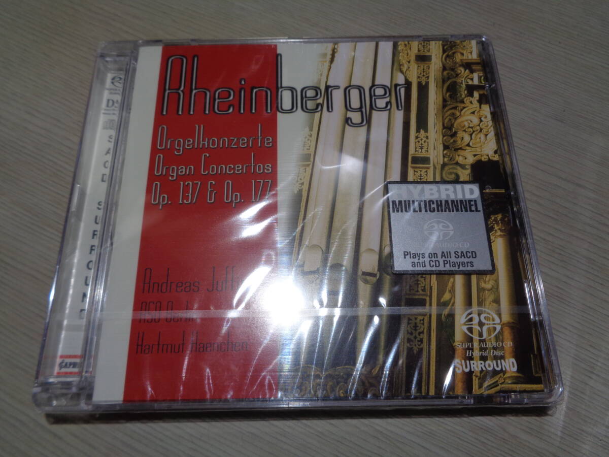 未開封/ANDRESS JUFFINGER,HARTMUT HAENCHEN,RADIO-SYMPHONIE-ORCHESTER BERLIN/RHEINBERGER:HONZERT,SUITE(CAPRICCIO:71 017 SACD/NEW!拍卖