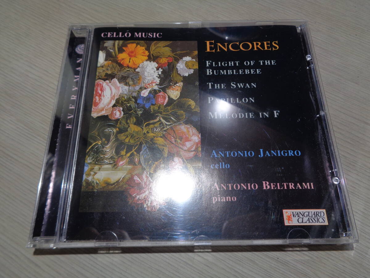 アントニオ・ヤニグロ,ANTONIO JANIGRO,ANTONIO BELTRAMI/ENCORES FOR CELLO(VANGUARD:08 6130 71 MINT CD拍卖