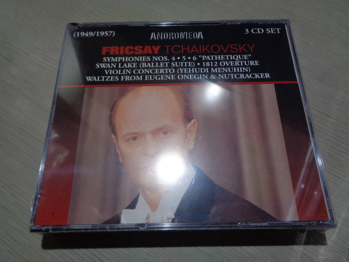 未開封/フリッチャイ,FERENC FRICSAY CONDUCTS TCHAIKOVSKY:VIOLIN CONCERTO(YEHUDI MENUHIN) etc.(ANDROMEDA:ANDRCD 5095 NEW! 3CDs拍卖