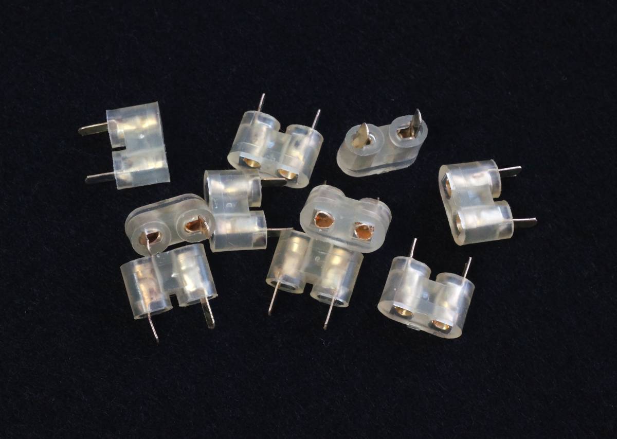 HC-25/U ・ HC-50/U 水晶発振子用ソケット 10個1組 < 未使用・長期保管品 >拍卖