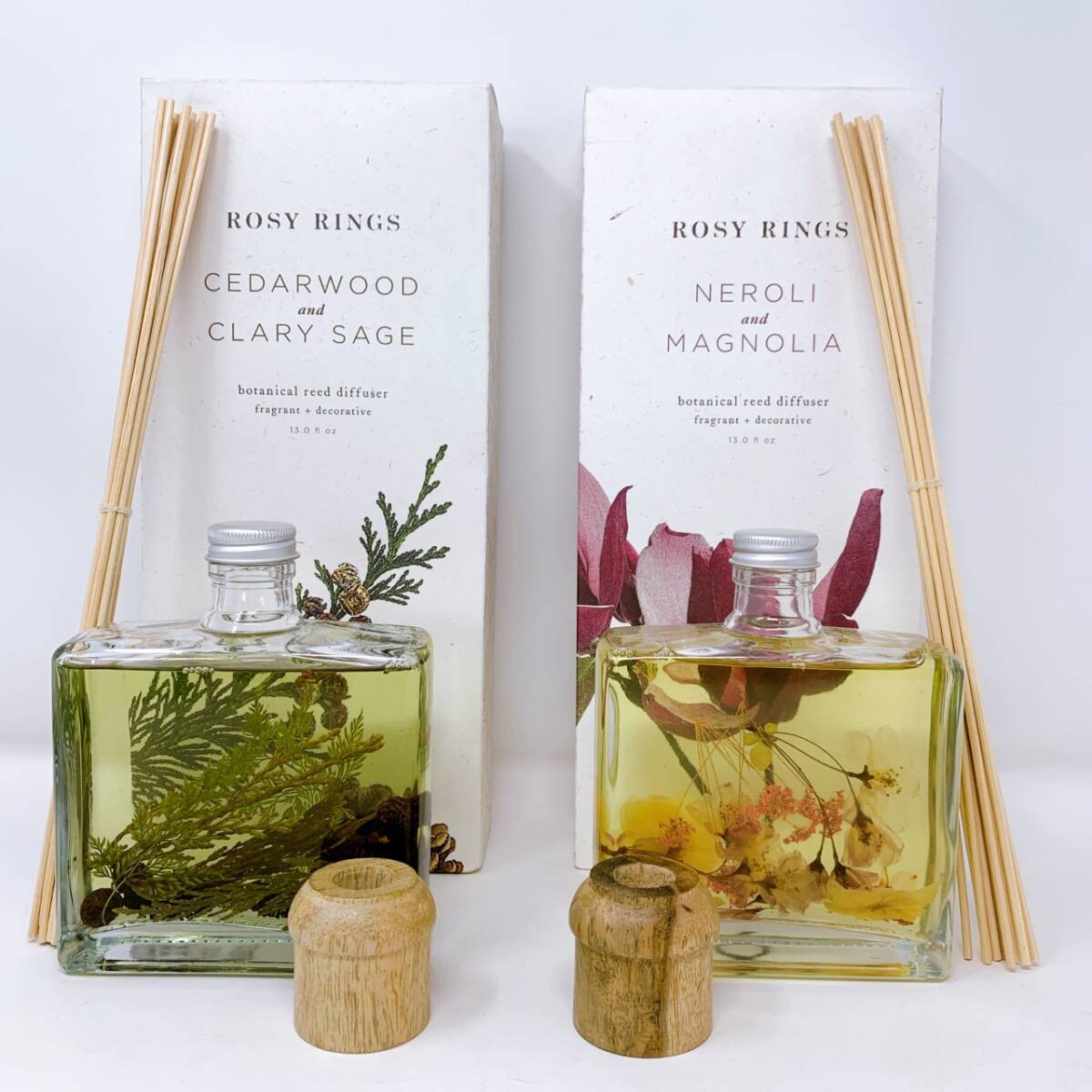 【1円スタート!】 未使用 開封済 Rosy Rings ボタニカルリード ディフューザー2点 香り ボタニカル 植物 フレグランス / B112220-佐川80拍卖