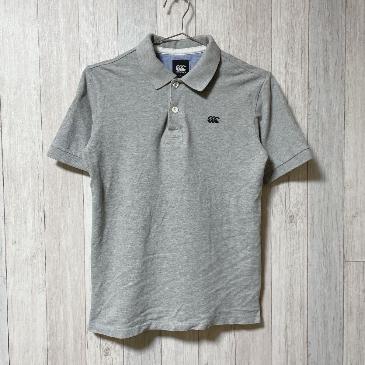 カンタベリー 半袖ポロシャツ グレー 灰色 Sサイズ S1拍卖