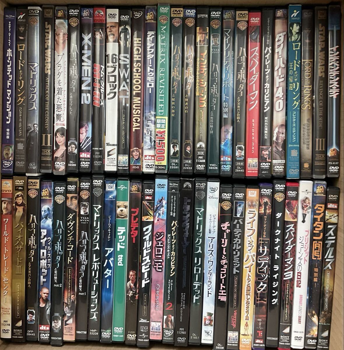 【1円スタート】ジャンク 洋画 海外 DVD まとめ SF アクション サスペンス 特撮 108本 ハリーポッター ワイスピ バイオ 売り尽くし Ky047拍卖